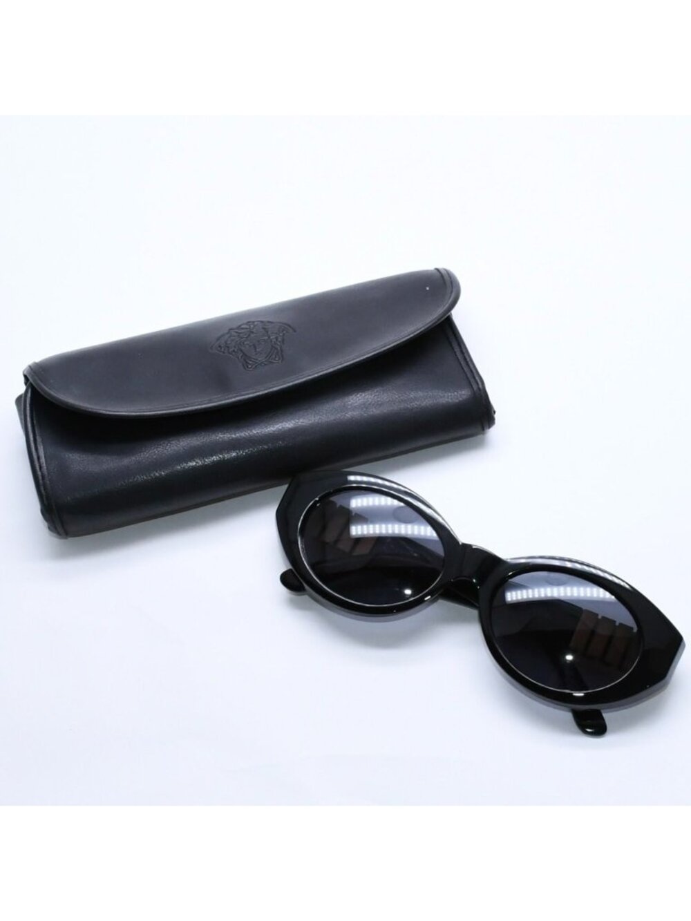 Versace Sunglasses Eyewear B Medusa Black Gold